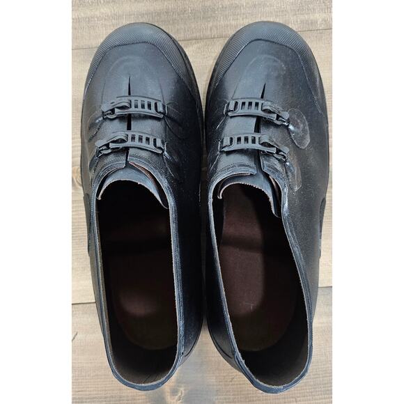 LaCrosse Tracktion Reflector Ice Traction Overshoe 2 buckle rubber boot men's 10 - Picture 5 of 8